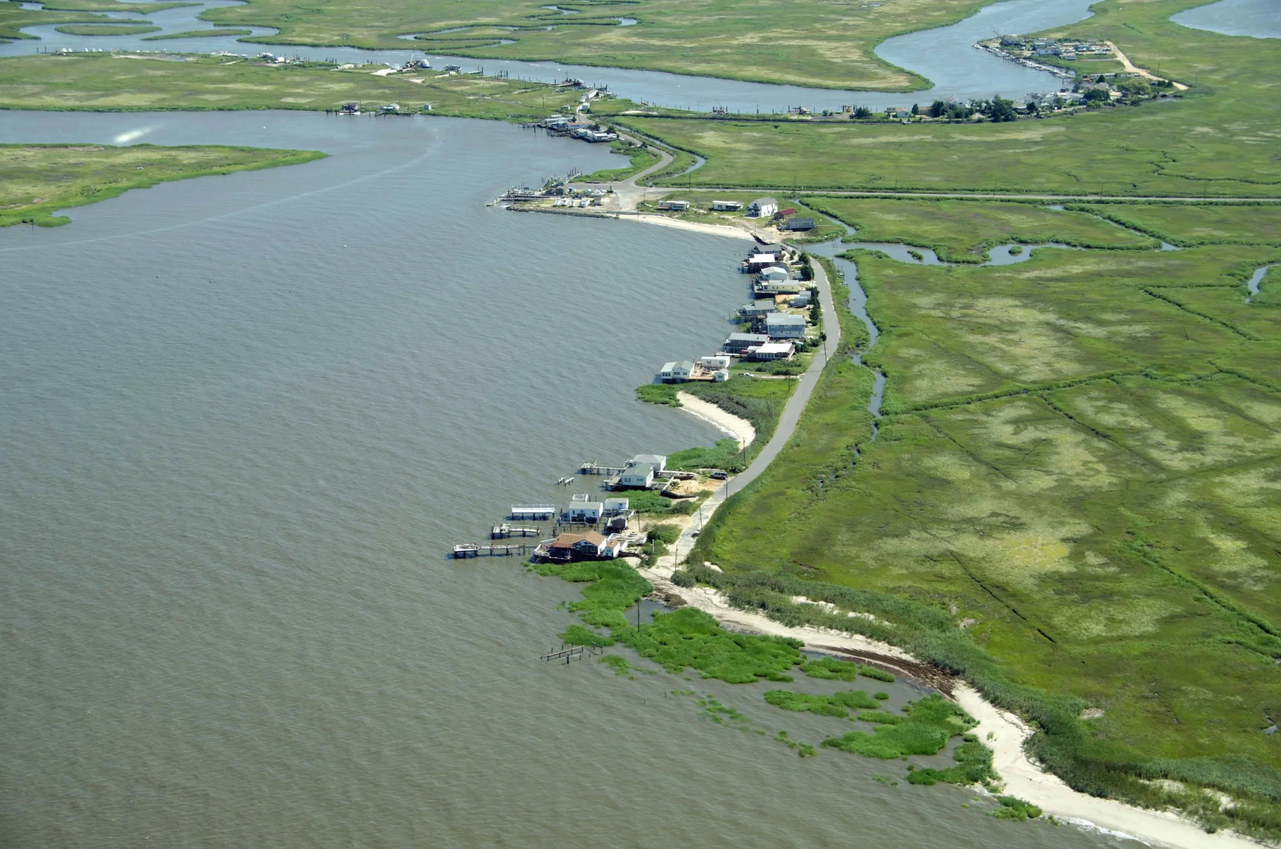 Aerial of the Rural Delaware Bayshore